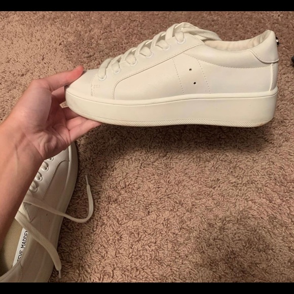 Steve Madden White Sneakers - Picture 3 of 5